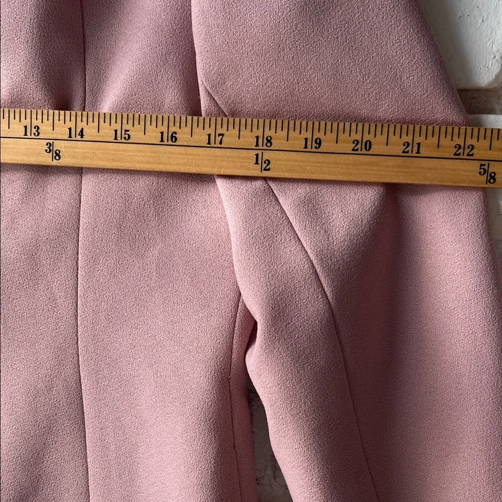 Vintage Pink Collarless Three-Button Blazer - Picture 9 of 9